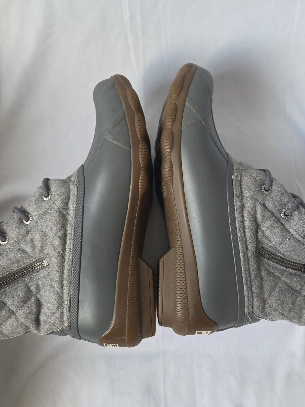 Sperry Grey Waterproof Duck Boots